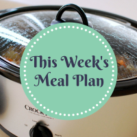 This Week's Veggie Lovin' Meal Plan